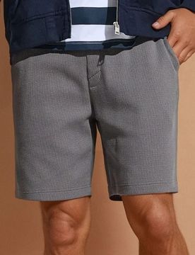 Shorts con coulisse - grigio scuro