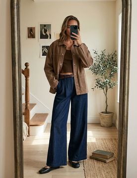Sinsay - Giacca in denim - marrone