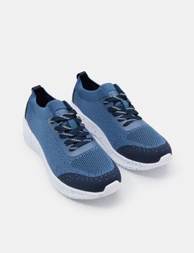Sneakers con tomaia in maglia - giacinto
