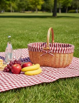 Sinsay - Cestino da picnic - rosso