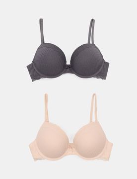 Reggiseni push-up in pizzo, confezione da 2 - multicolor