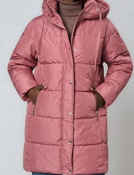 Cappotto trapuntato - rosa cipria