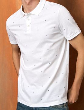Sinsay - Polo fantasia - bianco