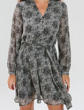 Vestito con stampa animale - multicolor