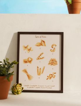 Poster da parete con motivo di macarons - multicolor