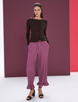 Sinsay - Pantaloni ampi - viola