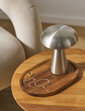Vassoio decorativo in legno - marrone
