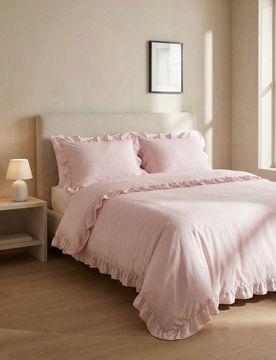 Set biancheria da letto in cotone - rosa pastello