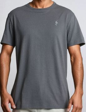 T-shirt regular fit - grigio scuro