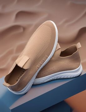 Sinsay - Sneakers slip-on - beige