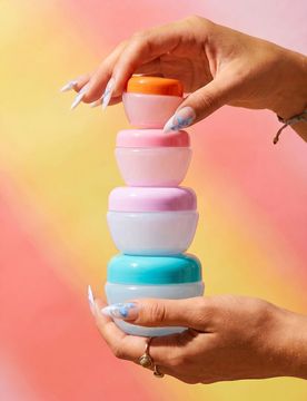 Confezione da 4 contenitori da viaggio - multicolor