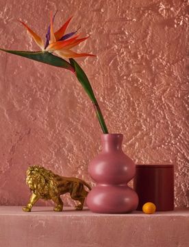 Vaso di forma irregolare - rosa