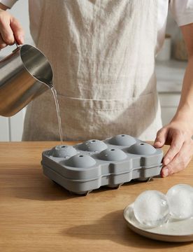 Stampo in silicone per cubetti di ghiaccio - grigio chiaro