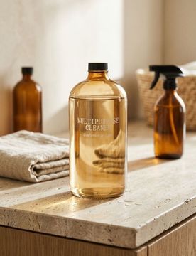 Bottiglia in vetro per detergente - nude