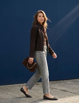 Jeans mom fit classici - grigio