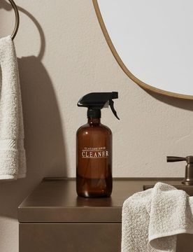 Flacone spray per la pulizia di finestre e specchi - marrone