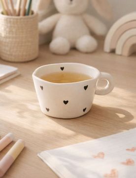 Sinsay - Tazza con cuori - nero