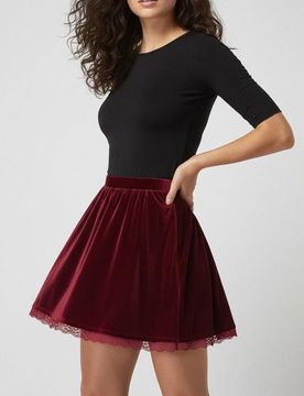 Sinsay - Minigonna - rosso