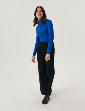 Maglione dolcevita - indaco