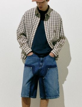 Bermuda Jeans Skater Doppia Gamba