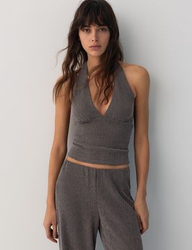 Top Halter In Bambula