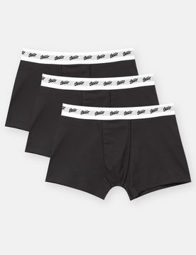 Pacco Da 3 Boxer Neri Stwd