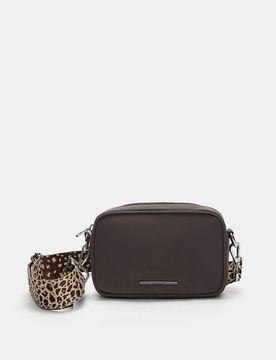 Borsa A Tracolla Con Manico Leopardato