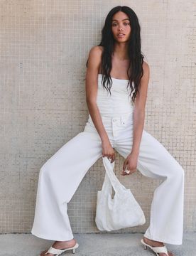 Borsa Shopper Ricamata