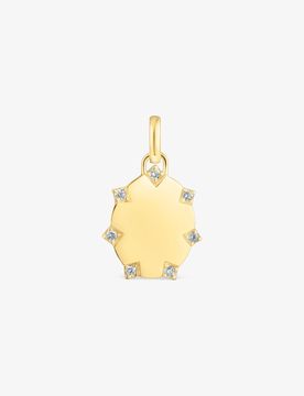 Colgante Oval De Oro Con Brillantes Tamara Falcó X