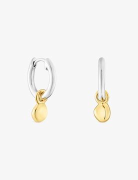 Pendientes De Aro Con Colgante Joy Bits