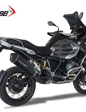 Terminale Sps Carbon Acciaio Ceramizzato Nero Bmw R 1200 Gs 2013-2018