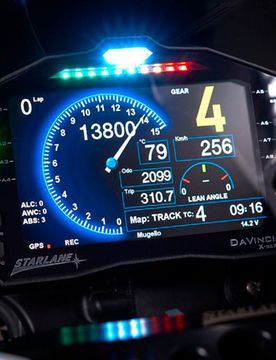 Display Cronometro Dati Gps Davinci Ii R X-Series Yamaha R1 2009-2014