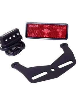 Kit Luce Targa + Supporto + Catadiottro Kawasaki Ninja Zx-10r Se 2018-2018