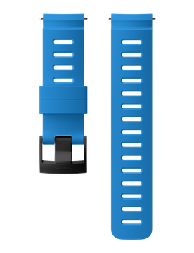 Bracelet silicone Blue Black 24 mm Suunto Dive 1 taille M