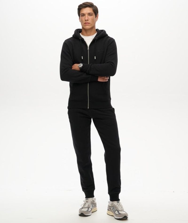 Superdry Herren Vintage Logo Jogginghose mit Stickerei Black - Größe: L