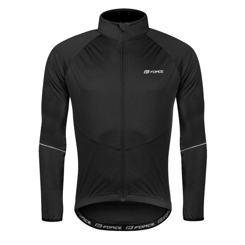 Giacca antipioggia antivento guscio ARROW softshell nero