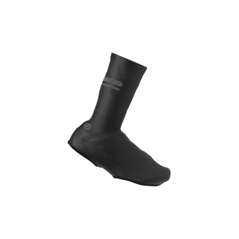 Copriscarpe antipioggia ciclismo LATEX neri waterproff Reflex