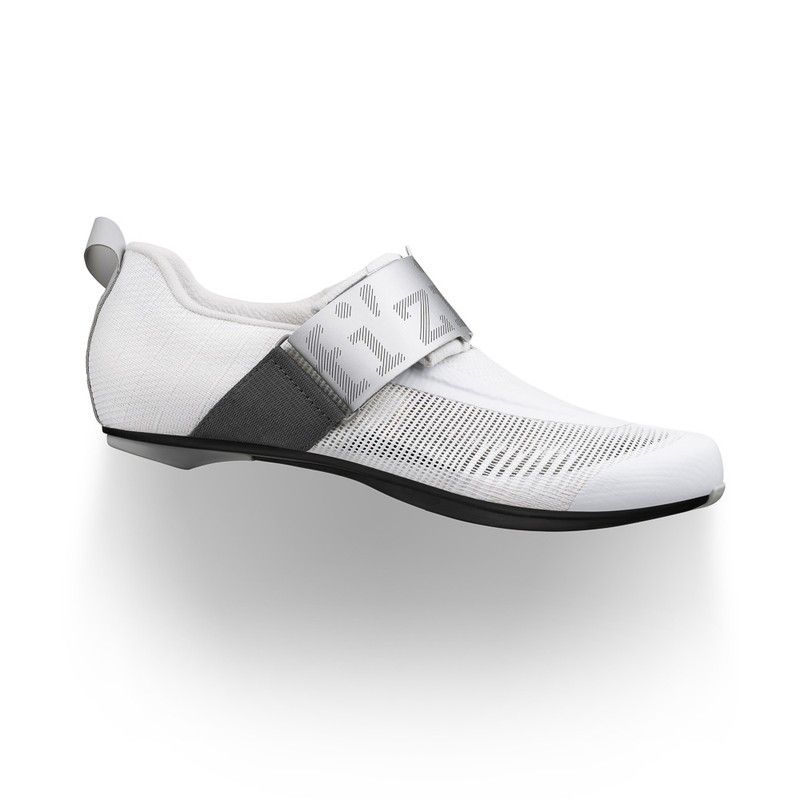 Scarpe per bici da corsa triathlon TRANSIRO HYDRA AEROWAVE carbon white