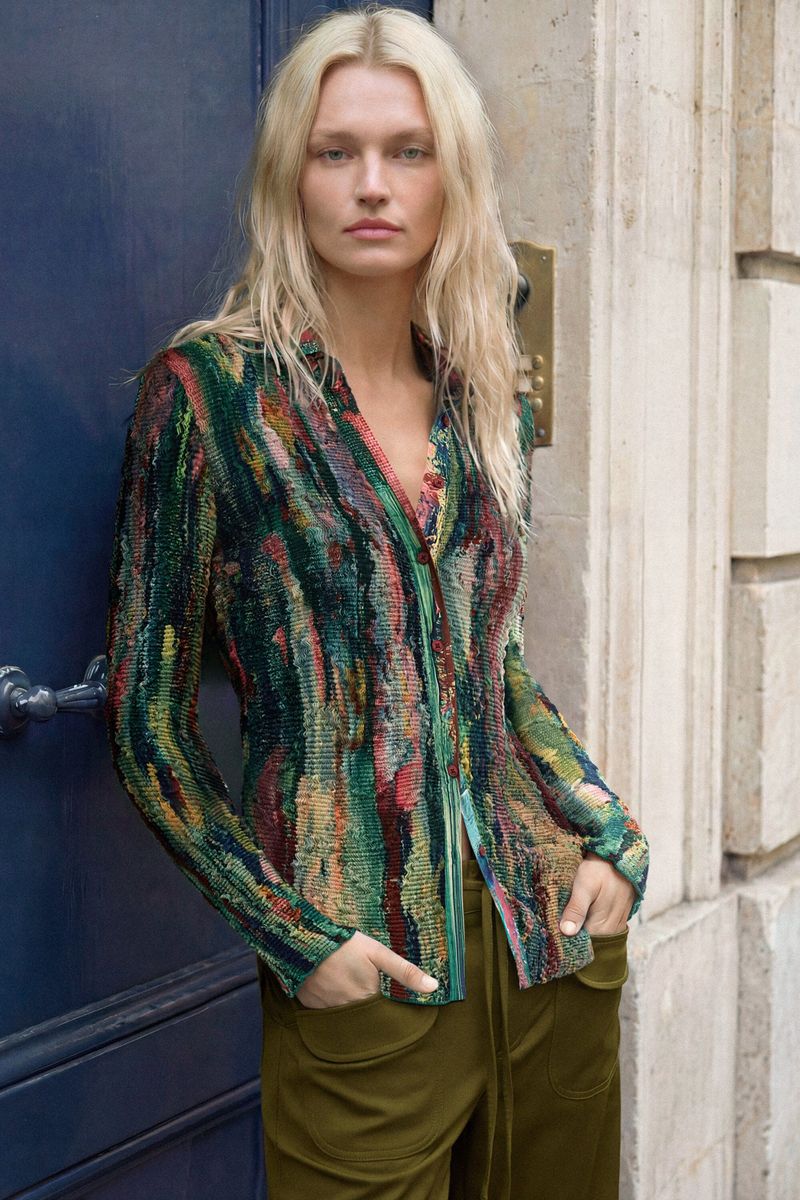 Chemise imprimé multicolore MATERIAL FINISHES L female