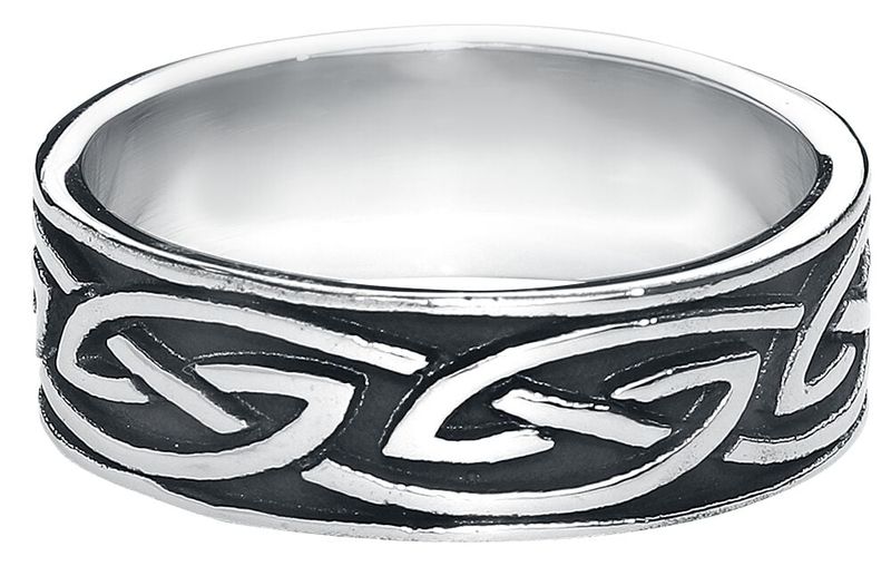 Ring - Keltischer Knoten - für Männer - silberfarben - Männer - male