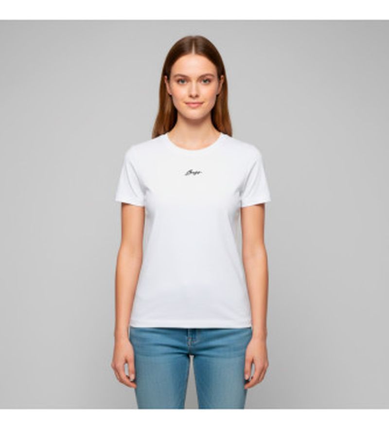 Para mujer. 50554696 Camiseta Elove (L), Casual, Algodón, Manga corta