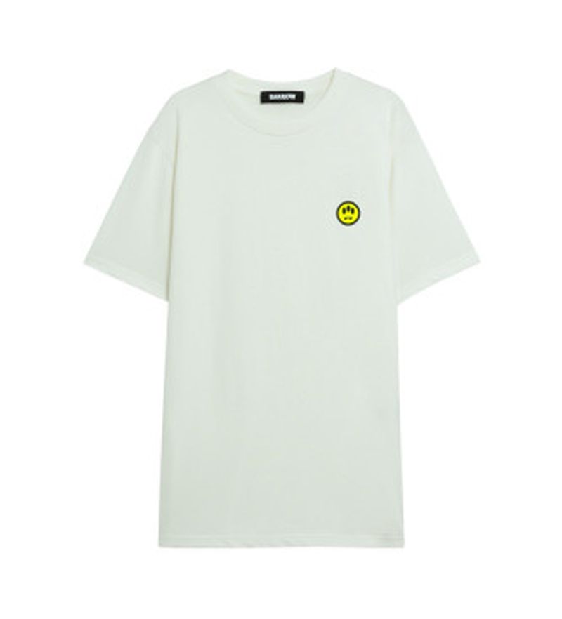 Unisex. S5BWUATH087 Camiseta Lisa (L), Casual, Algodón, Manga corta
