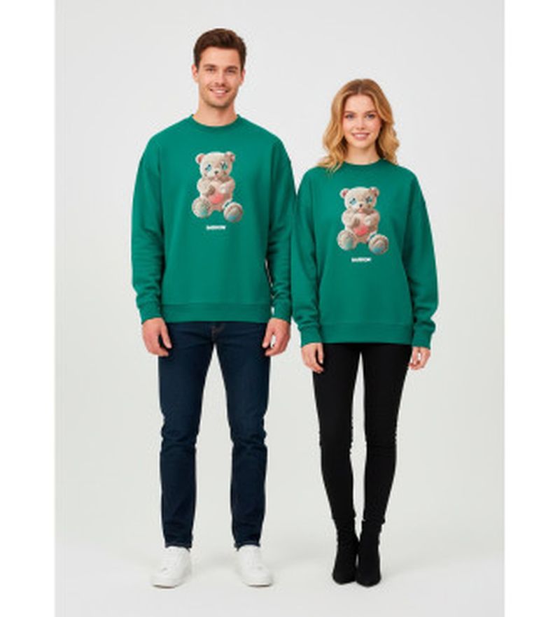 Unisex. F5BWUASW048 Sudadera logotipo (S), Casual, Algodón