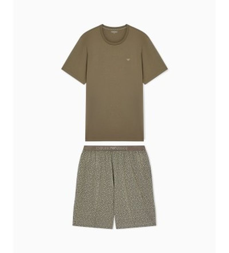 Para hombre. EM000399_AF18885 Pijama Basic (XL), Homewear, Algodón, Manga corta