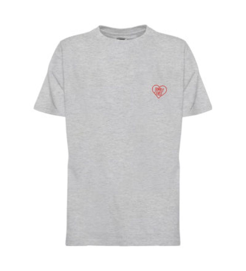 Para hombre. TS2402 Camiseta Heart (S), Casual, Manga corta