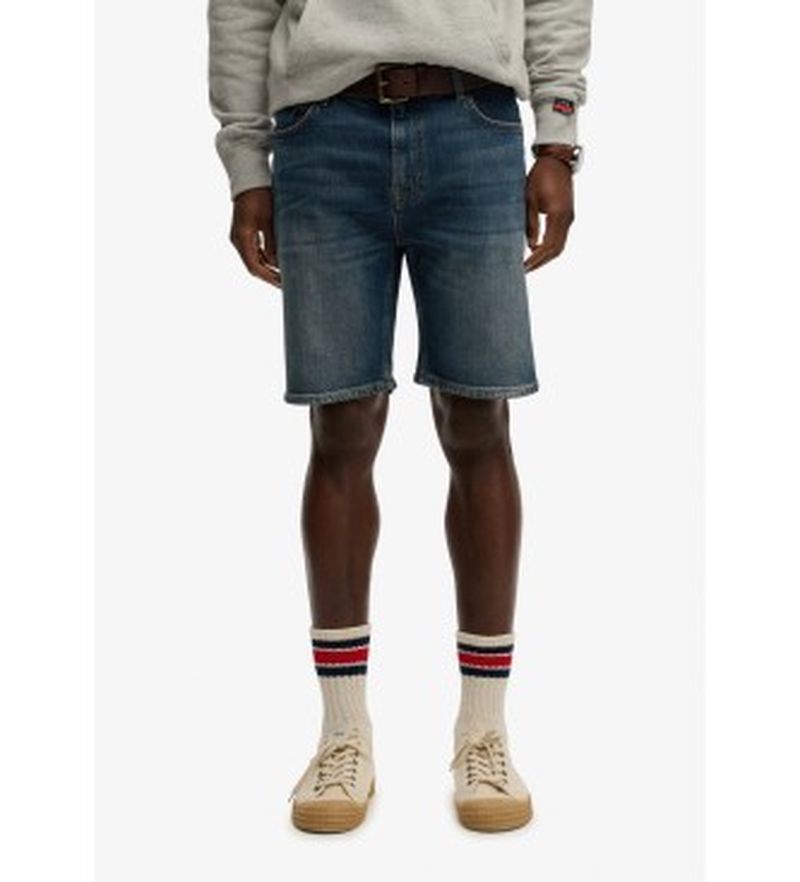 Para hombre. M7110394A Shorts Vintage Straight (30), Casual, Algodón, Denim