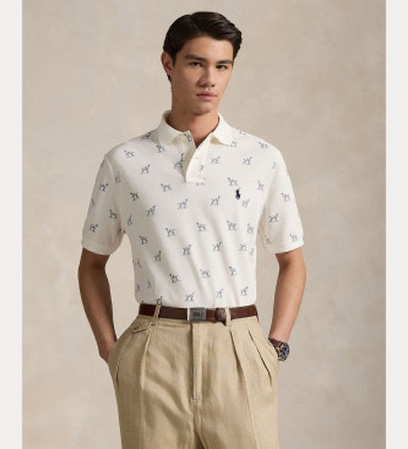 Para hombre. 710974597001 Polo Custom Slim (S), Casual, Algodón, Manga corta