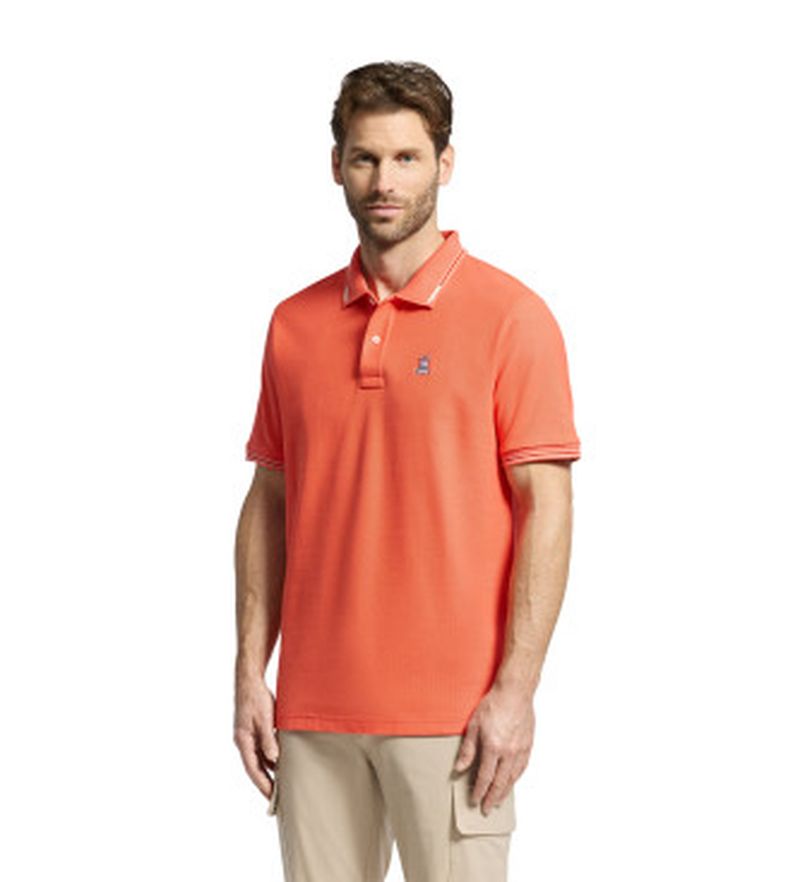 Para hombre. B6K405F200 Polo de manga corta Stirling Piqué (S), Casual, Algodón