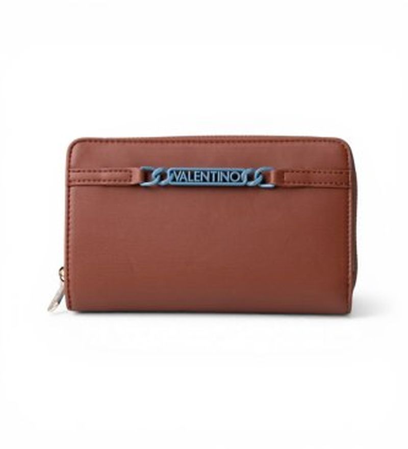 Para mujer. VPS9P8281 Monedero logotipo (OSFA), Marrón, Casual, Poliéster, Poliuretano