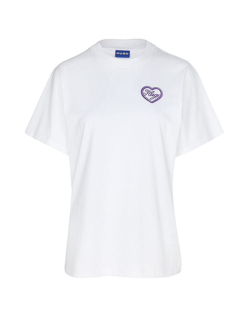 HUGO T-Shirt VINTAGE TEE_B weiss XS damen